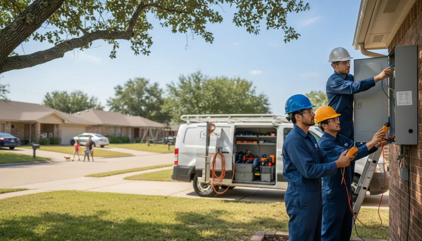Certified electrician providing emergency electrical services in Huntingburg, IN